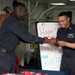 Valentine's Day cards provided for USS Boxer sailors