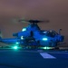 Night flights ops aboard USS Boxer