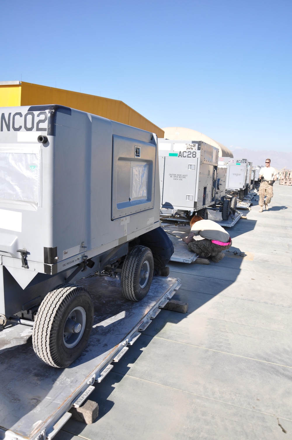 ‘No airpower without ground power:' Bagram AGE flight delivers support to flight line, base