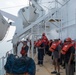 USNS 1st LT Jack Lummus conducts abandon ship drills