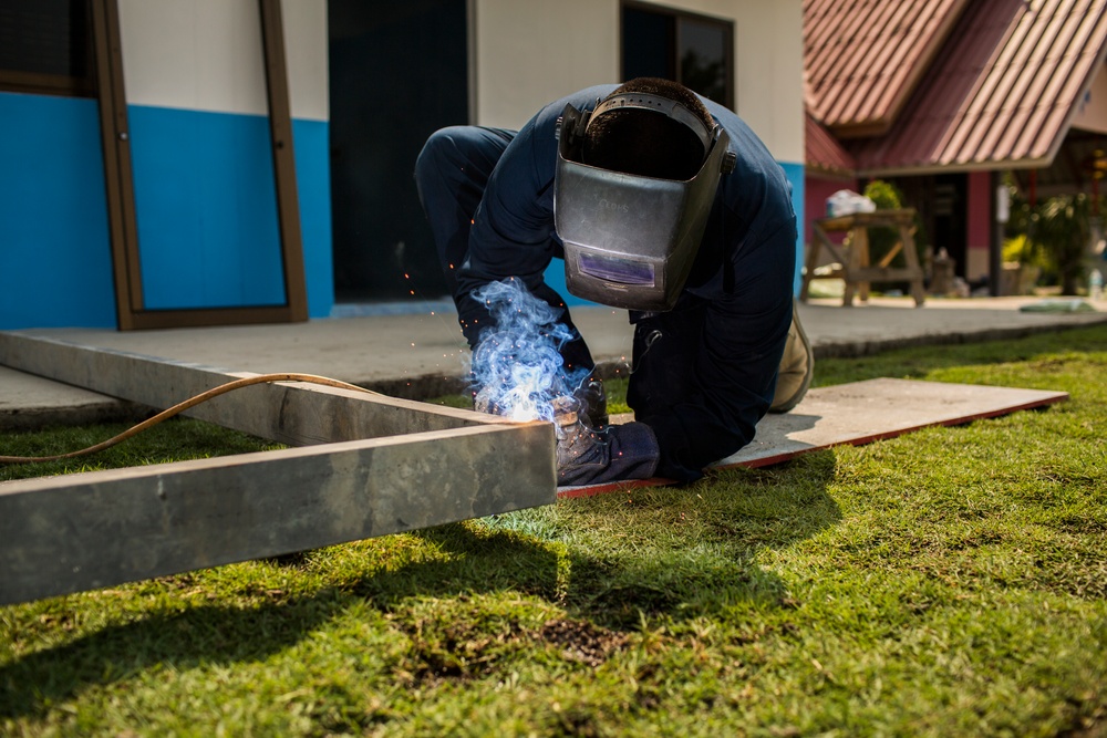 Construction Finishes at the Wat Ban Mak School During Exercise Cobra Gold