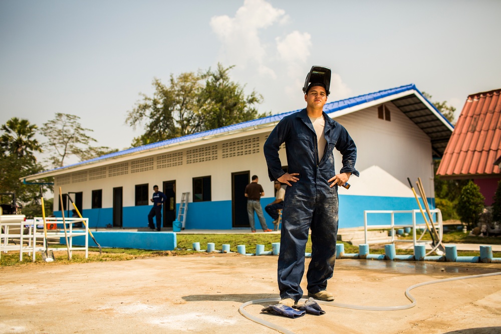 Construction Finishes at the Wat Ban Mak School During Exercise Cobra Gold