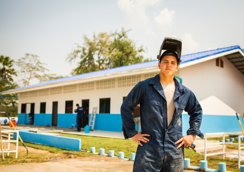 Construction Finishes at the Wat Ban Mak School During Exercise Cobra Gold