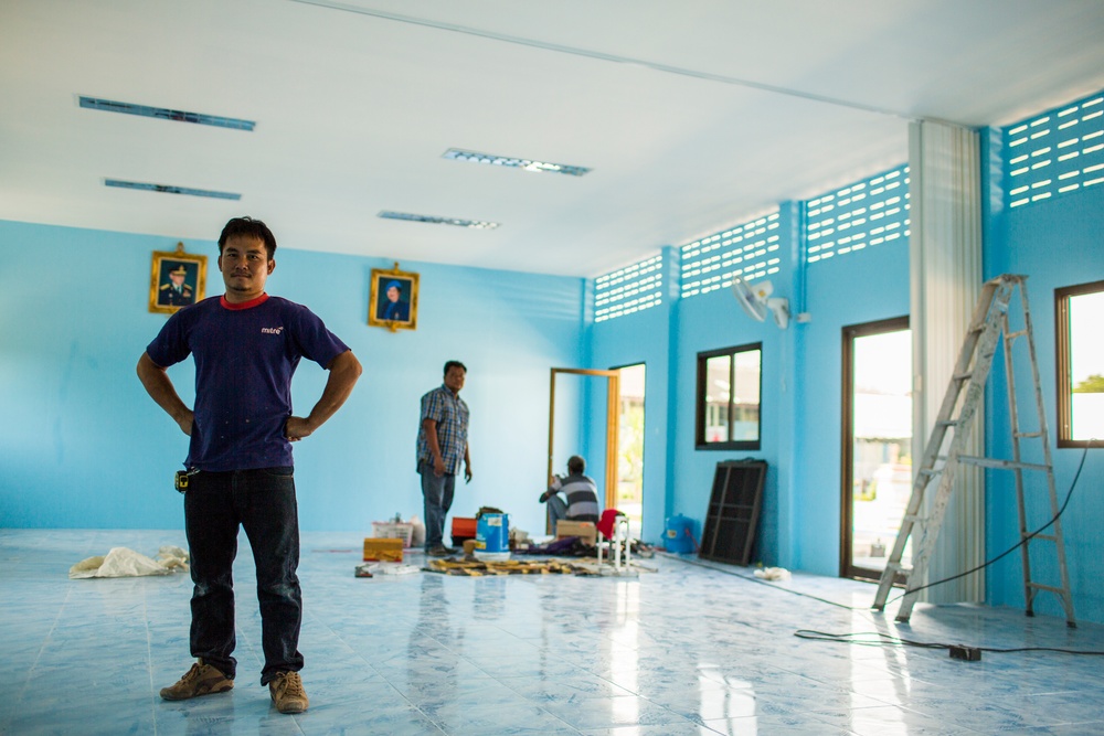 Construction Finishes at the Wat Ban Mak School During Exercise Cobra Gold