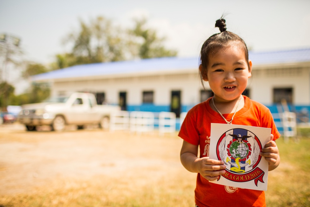 Construction Finishes at the Wat Ban Mak School During Exercise Cobra Gold