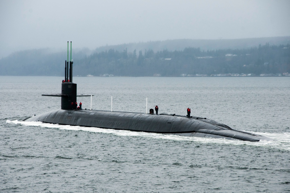 USS Henry M. Jackson Returns to Naval Base Kitsap-Bangor