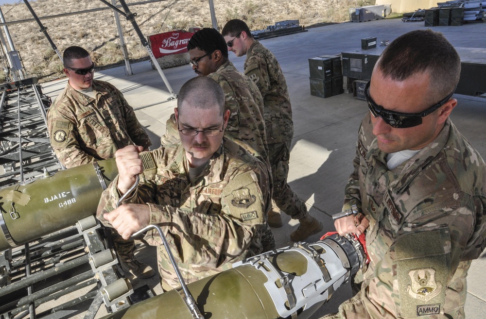 Bagram AMMO troops build the ‘BOOM’ for combat airpower