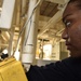 USS Carney sailor at work