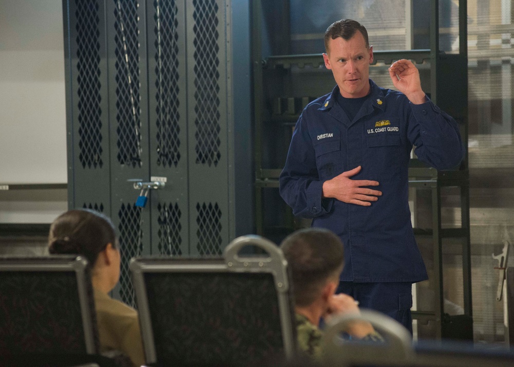 DVIDS - Images - Exercise debrief aboard USNS Spearhead [Image 7 of 7]