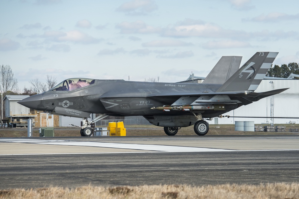 F-35C Lightning II History: The First Arrestment of an F-35C with External Weapons