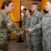 Command Sgt. Maj. Sheryl D. Lyon visits Soldiers at Sembach Kaserne, Germany