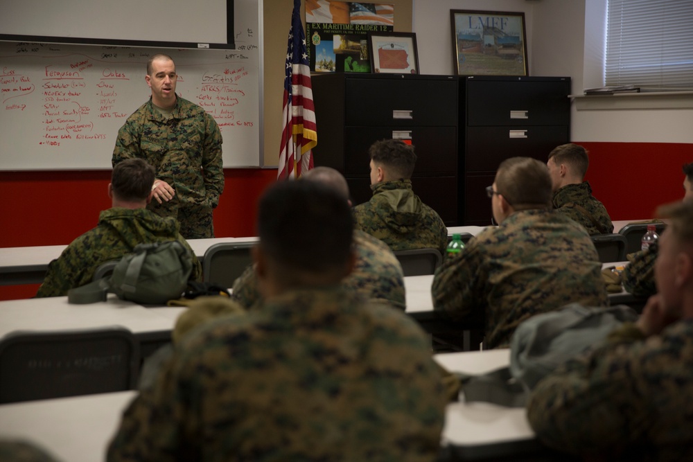 22nd MEU Conducts CBRN Gas Chamber Annual Training