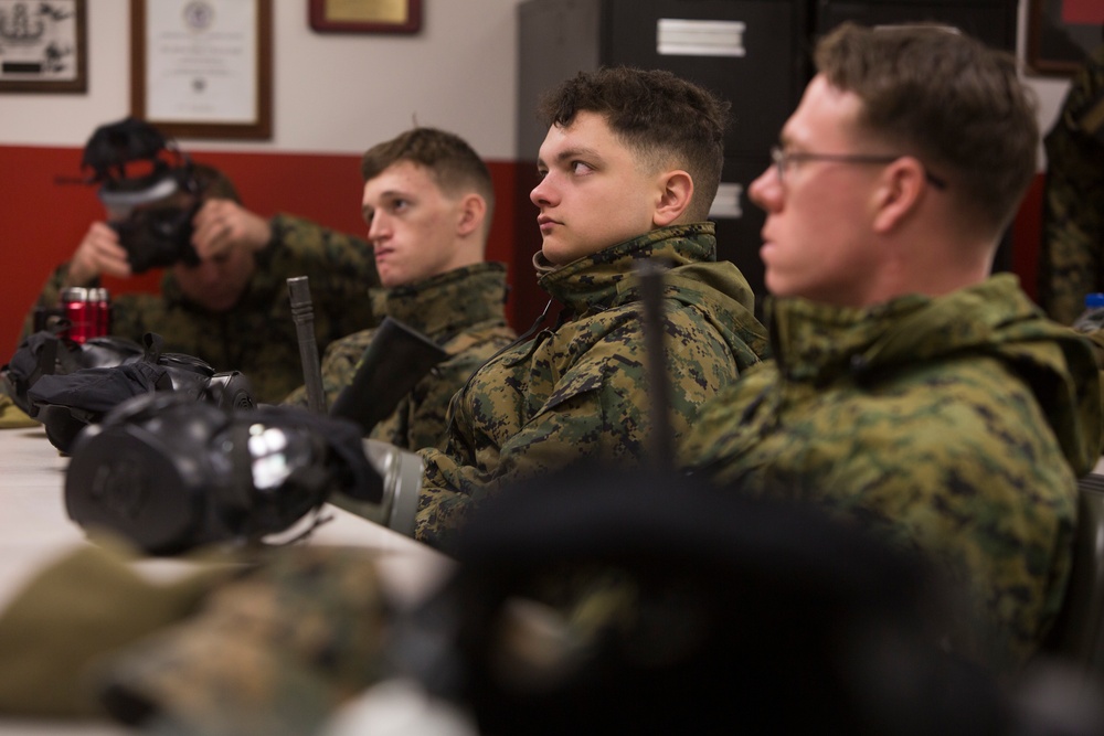 22nd MEU Conducts CBRN Gas Chamber Annual Training