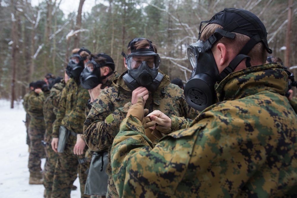 22nd MEU Conducts CBRN Gas Chamber Annual Training