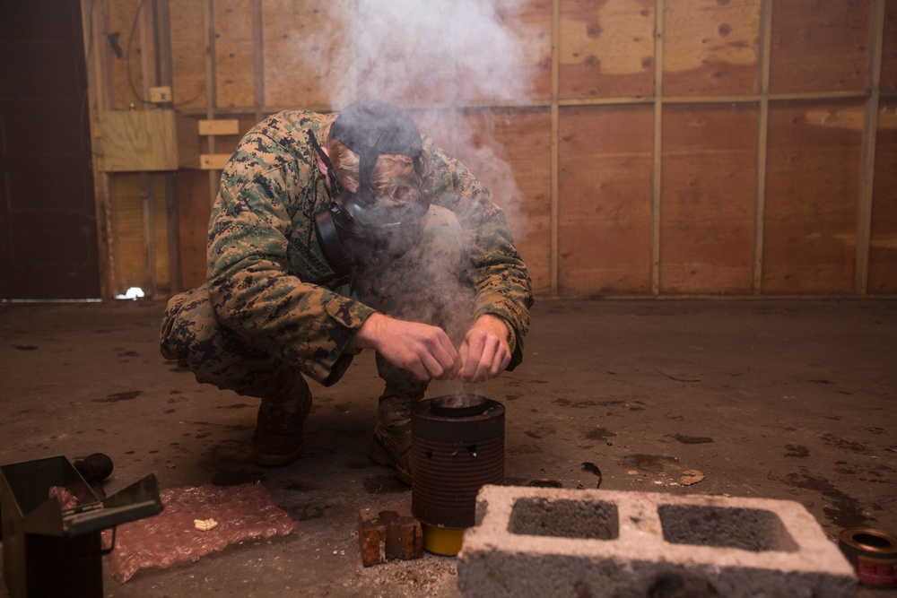 22nd MEU Conducts CBRN Gas Chamber Annual Training