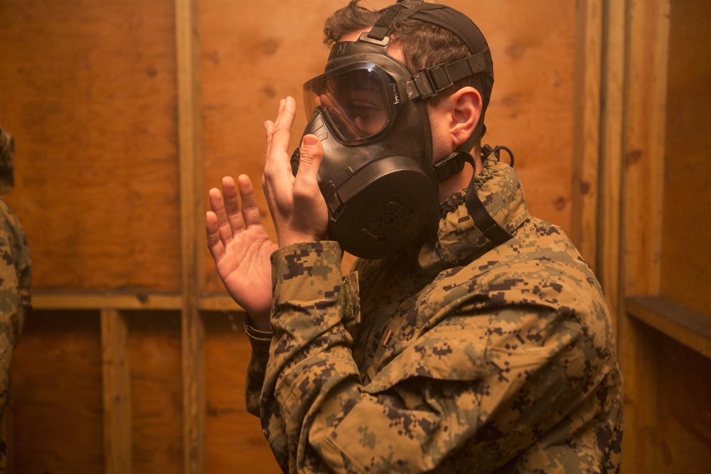 22nd MEU Conducts CBRN Gas Chamber Annual Training