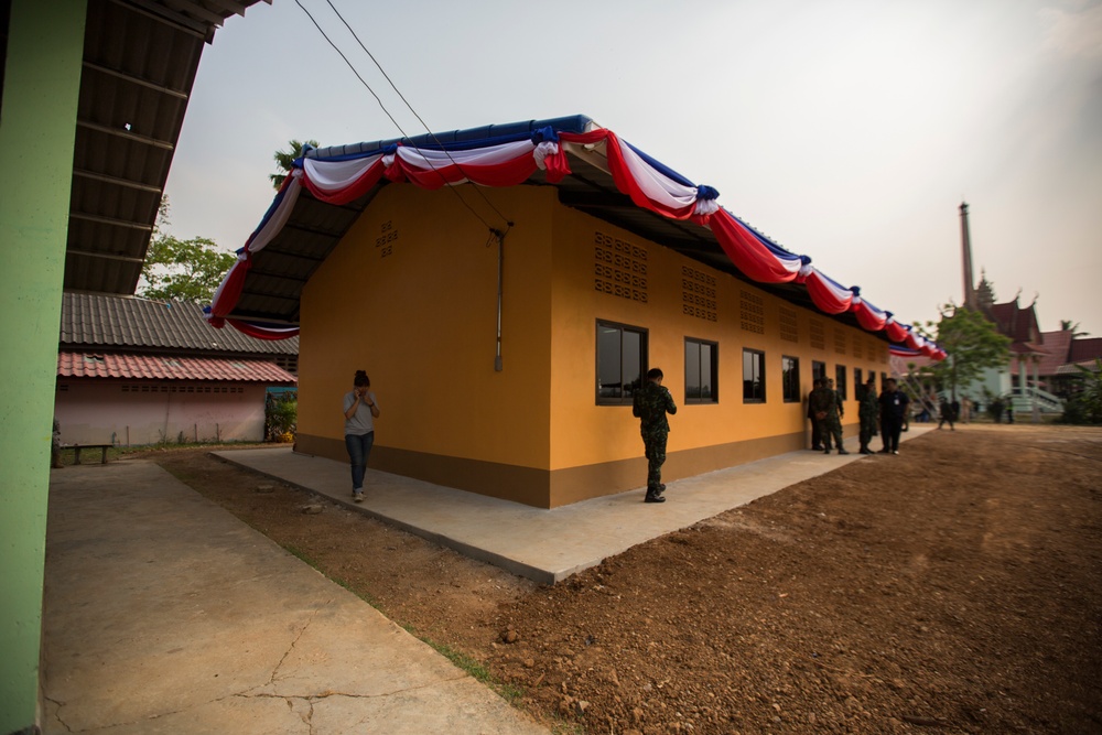 Cobra Gold: Dedication Ceremony at Ban Phrom Nimit Middle School