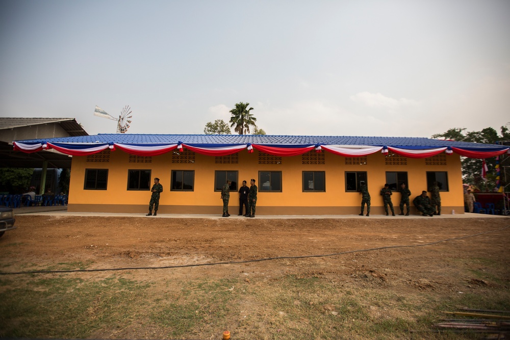 Cobra Gold: Dedication Ceremony at Ban Phrom Nimit Middle School