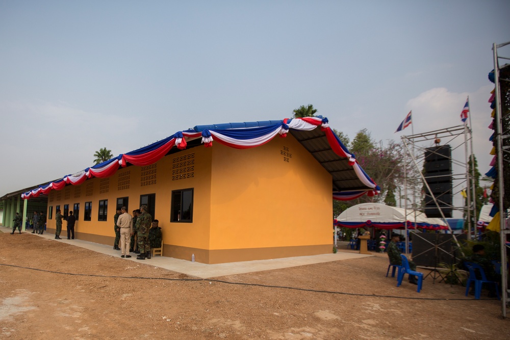 Cobra Gold: Dedication Ceremony at Ban Phrom Nimit Middle School