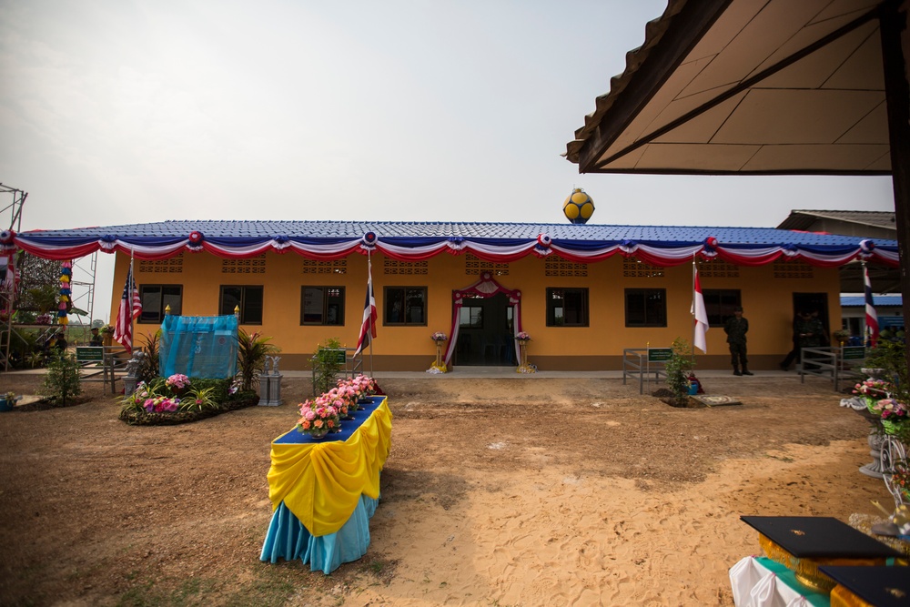 Cobra Gold: Dedication Ceremony at Ban Phrom Nimit Middle School