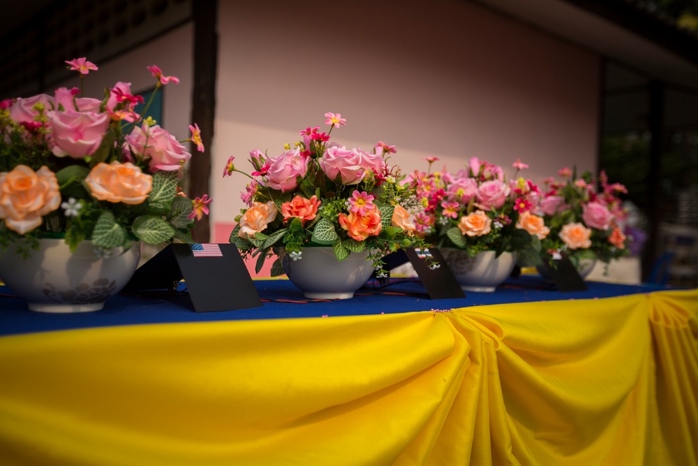 Cobra Gold: Dedication Ceremony at Ban Phrom Nimit Middle School