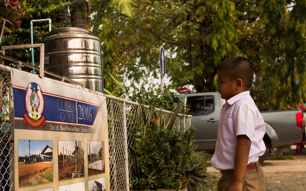 Cobra Gold: Dedication Ceremony at Ban Phrom Nimit Middle School