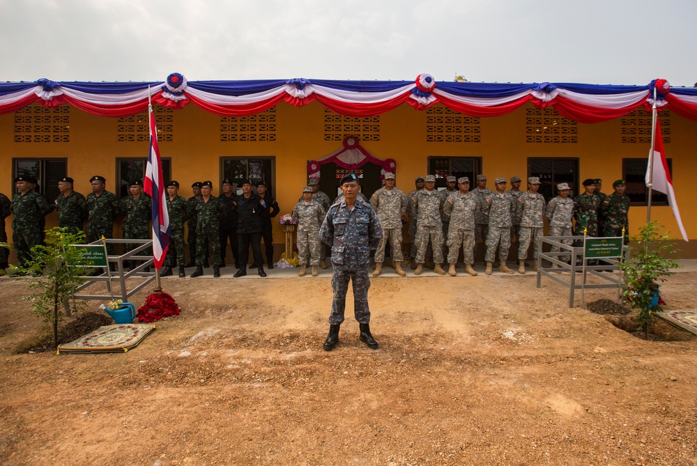Cobra Gold: Dedication Ceremony at Ban Phrom Nimit Middle School
