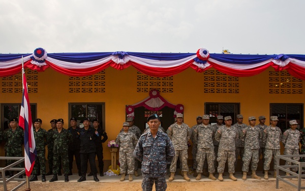 Cobra Gold: Dedication Ceremony at Ban Phrom Nimit Middle School