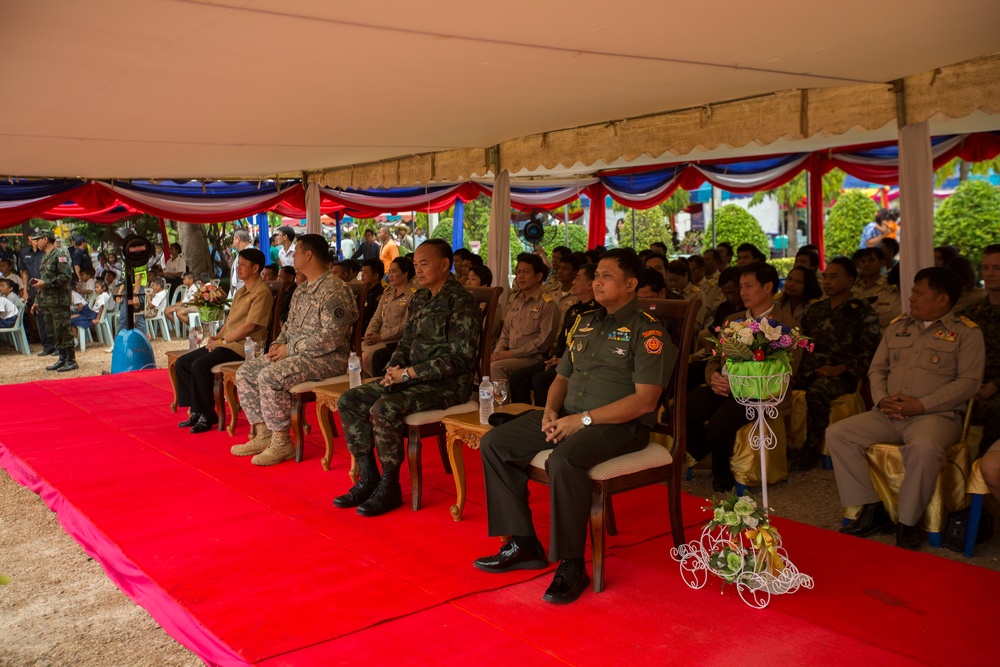 Cobra Gold: Dedication Ceremony at Ban Phrom Nimit Middle School