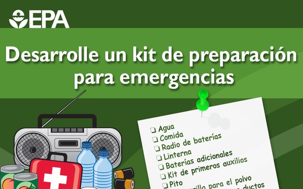 Build an emergency preparedness kit (Spanish)
