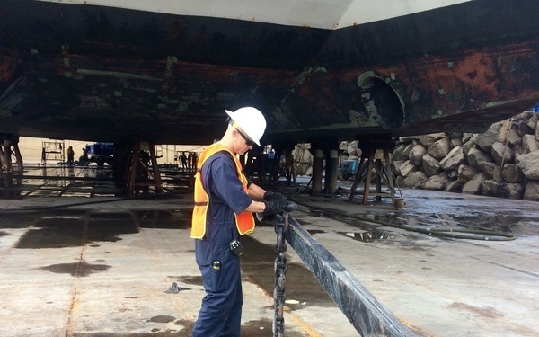 San Diego Coast Guard oversees US vessels in Ensenada, Mexico drydock