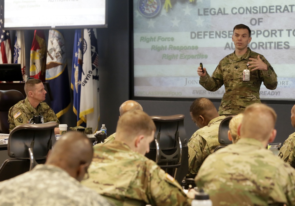 Dvids - Images - Cbrn Response: Jtf-cs Hosts Dcrf Commanders [image 1 Of 3]