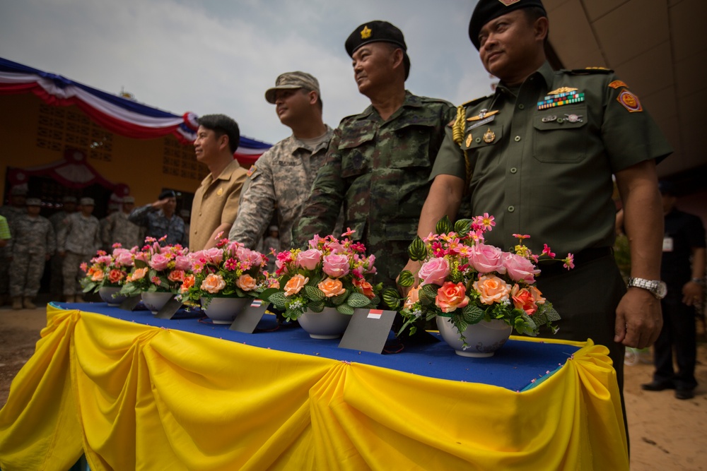 Cobra Gold: Dedication Ceremony at Ban Phrom Nimit Middle School