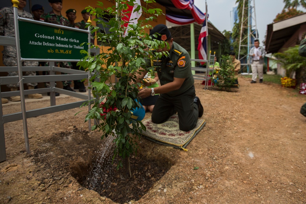 Cobra Gold: Dedication Ceremony at Ban Phrom Nimit Middle School