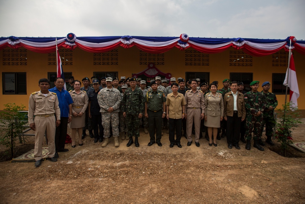 Cobra Gold: Dedication Ceremony at Ban Phrom Nimit Middle School