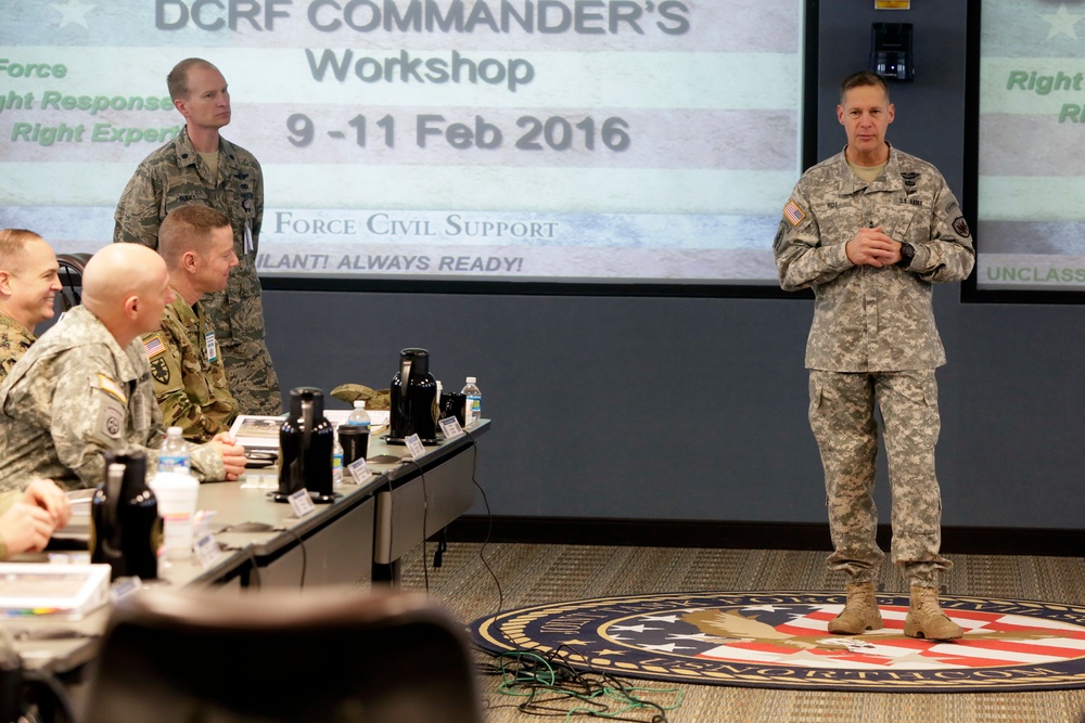 CBRN Response: JTF-CS hosts DCRF commanders