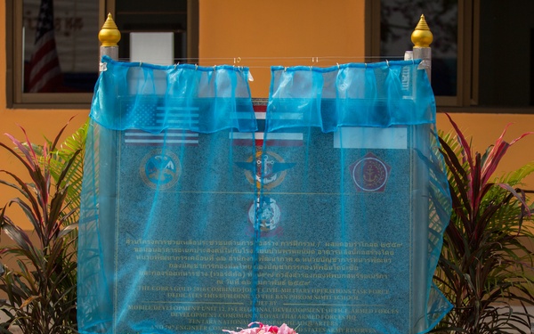 Cobra Gold: Dedication Ceremony at Ban Phrom Nimit Middle School