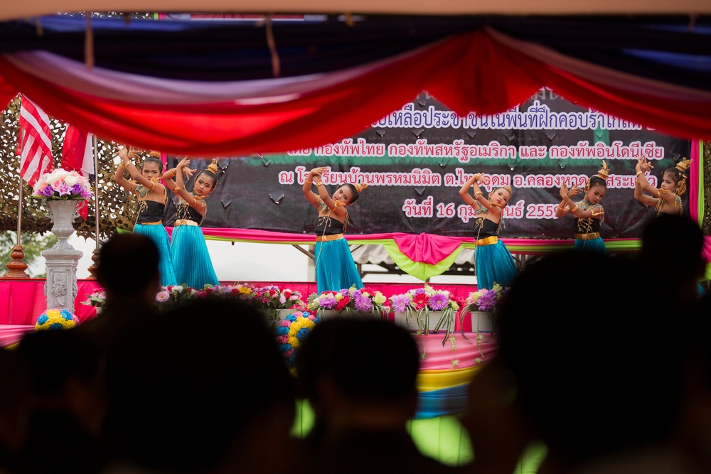 Cobra Gold: Dedication Ceremony at Ban Phrom Nimit Middle School