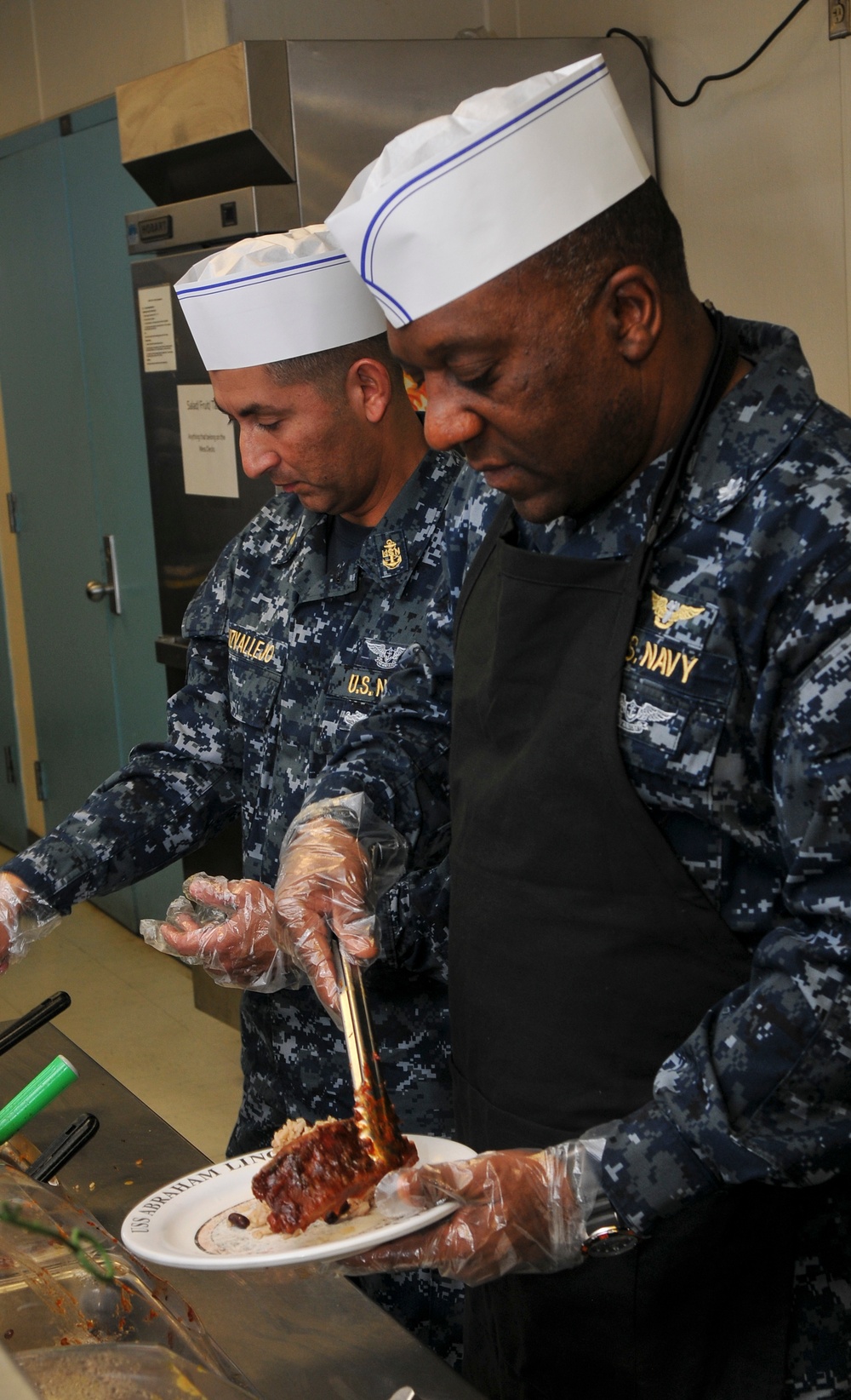 African American History Month aboard USS Abraham Lincoln