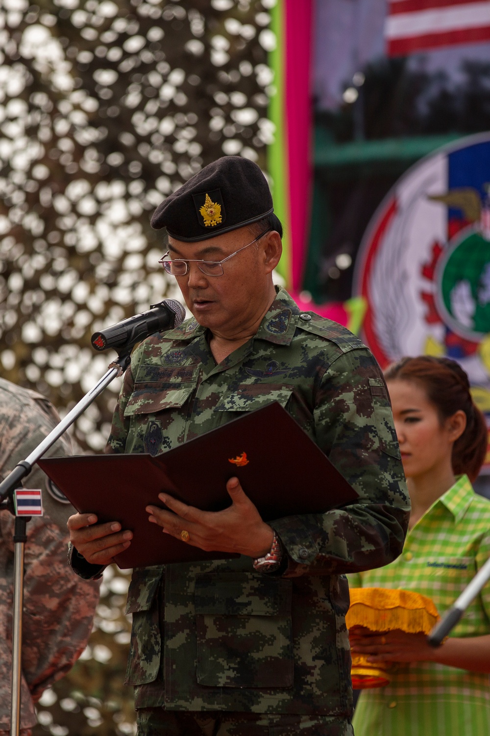 Cobra Gold: Dedication Ceremony at Ban Phrom Nimit Middle School