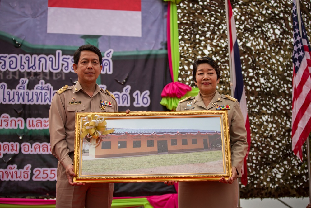 Cobra Gold: Dedication Ceremony at Ban Phrom Nimit Middle School
