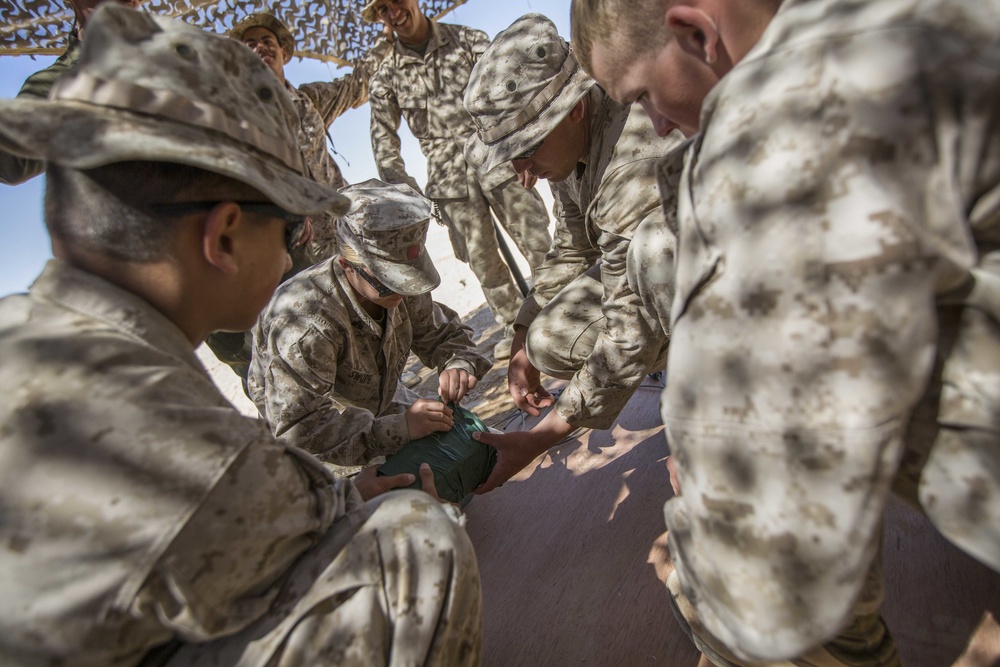 26th MEU Marines conduct Demolition Range during training exercise