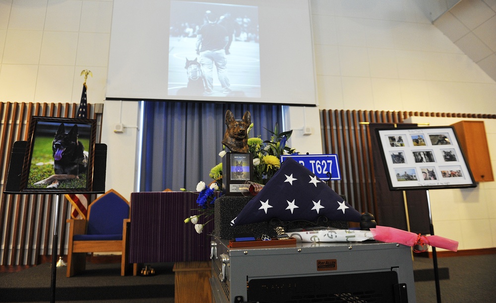 Remembering Rob: Memorial service for a four-legged hero