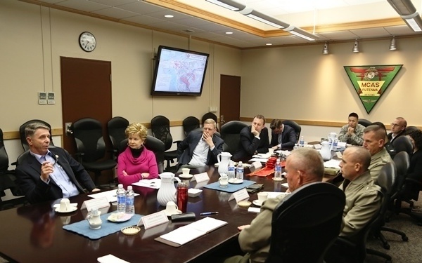 Members of US House of Representatives visit MCAS Futenma