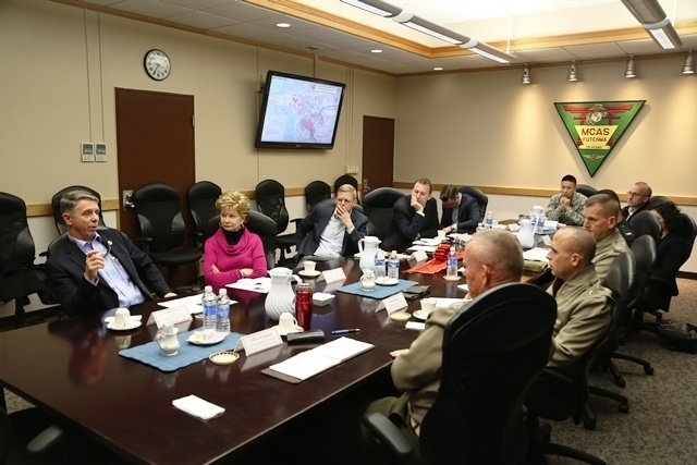 Members of US House of Representatives visit MCAS Futenma