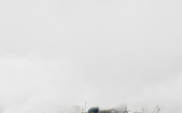 NBU 7 LCAC in Sasebo Bay