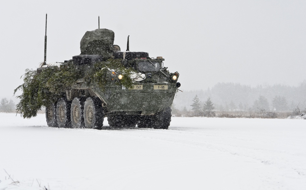 3/2 Cavalry begins winter camp in Estonia