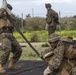 U.S. Marines with Bravo Co. 1/8 practice Fast Rope techniques