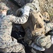 U.S. Marines with Bravo Co. 1/8 practice Fast Rope techniques