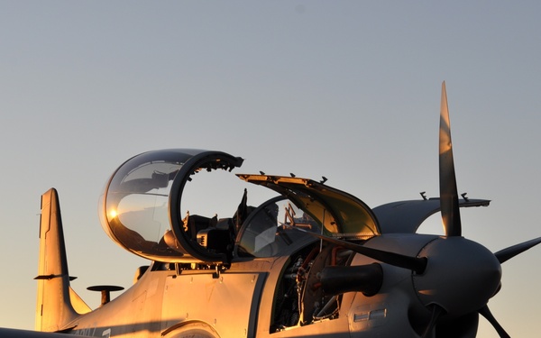 A-29s en route to the Afghan air force